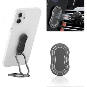 Bague Support De T&eacute;l&eacute;phone Portable Or Rose T&eacute;l&eacute;phone Portable Support De Bague Pliable 360 Rotatif T&eacute;l&eacute;phone Portable Support De Doigt Ultra-Mince Magn&eacute;tique - Neuf