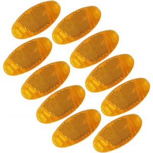 10 Pièces Réflecteurs Pour Rayon Vélo,Catadioptre Velo Roue,Réflecteurs De Rayons De Vélo,Réflecteur De Vélo Pour La Conduite Nocturne De Roue De Vélo.[I386] - Neuf