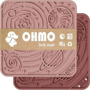 Kalanka-Tapis De Léchage Chien, Tapis De Lechage Pour Chiot Chat¿Petite, 2 Paires Inspiré Par Ciel Étoilé, Pour Soulager L'anxiété De L'animal, Silicone De Qualité Alimentaire - Neuf