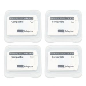 Adaptateur De Carte Memoire Pour Psv, Adaptateur De Carte De Stockage Micro Pour Ps Vita 1000 2000 Pour Ps Tv - Neuf
