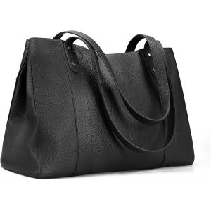 acdsgd-Sac Cabas en Cuir V&eacute;ritable pour Ordinateur Portable 15,6 Pouces pour Femmes Sacoche- Sac d'Ordinateur Professionnel, Sac &agrave; Main Bandouli&egrave;re ou &Eacute;paule - Neuf