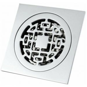 Carré de Douche de vidange du canal de Cheveux catcher-10x10cm, Cuivre Anti odeur Douche, sèche piège grosse cylindrée drain de Douche grilles - Neuf