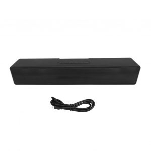 Enceinte Bluetooth compatible Bluetooth 5.1, connexion filaire USB, barre RGB pour PC et ordinateurs portables - Neuf