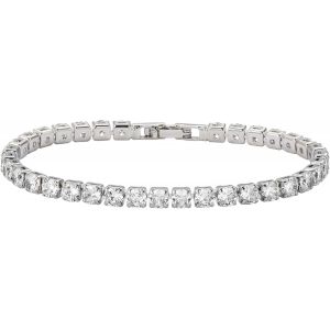 Kalsw-Bracelet Élégant Avec Pierres En Cristal,Bracelet De Tennis,Bracelet En Zircone Cubique,Parfait Pour Les Femmes,Cadeau Pour Les Anniversaires - Neuf