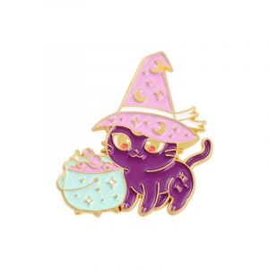 Lot De 2 Jolies Broches En Alliage Émaillé Pour Sac À Dos, Motif Chat, Style Cowboy, Pour Sacs, Vêtements, Vestes Et Chapeaux - Neuf