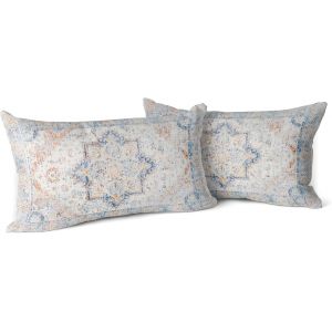 ERYI-Lot De 2 Housses De Coussin Boho, Motif Antique Et Vintage De Coquillages, Motif Double Face - 30X50 Cm Housses De Coussin Moelleuses Pour Canapé De Jardin, Canapé, Lit - Neuf