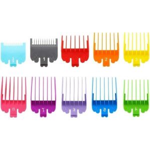 10 Sabot Pour Tondeuse Wahl,Guide De Coupe Peigne Compatible Avec Les Tondeuses &Agrave; Cheveux Wahl,Sabot De 1,5 &Agrave; 25 Mm 10 Limite Peigne Ensemble Peignes Guidage Accessoires - Neuf