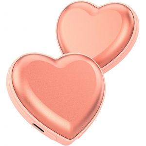 Chauffe Main - 2Pcs Chauffe Mains Rechargeable En Forme De C?ur 5200Mah - Chauffe-Main Pour Les Femmes, Cadeaux Pour Les Femmes Po - Neuf