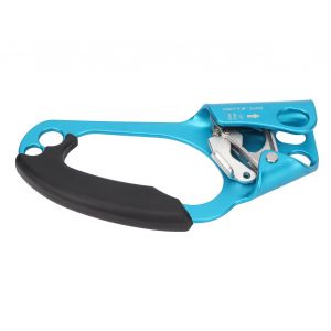 Ascendeur à Main, Fixation Stable, AntidéRapant, Forte AdhéRence, Corde à Ressort, Fournitures D'alpinisme, Bleu Droit - Neuf