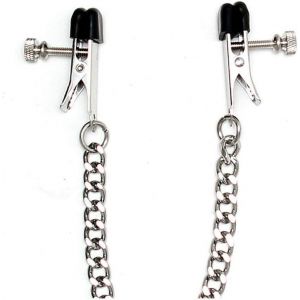 Jgd-Pinces &Agrave; T&eacute;tons Avec Cha&icirc;ne Pinces Pour Mamelon Argent 30 Cm - Neuf