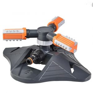 Arroseur de jardin, arroseur automatique, accessoires, arroseur rotatif pour pelouse avec trous, arroseur rotatif pour jardin de pelouse pour enfants, 25 x 21 x 10 cm - Neuf