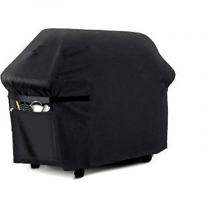 Housse de barbecue &agrave; gaz,housse de protection de plancha &eacute;tanche 210D,housse de protection de barbecue XL sangle r&eacute;glable,s'adapte &agrave; la plupart des grils (145 * 61 * 117cm) - Neuf