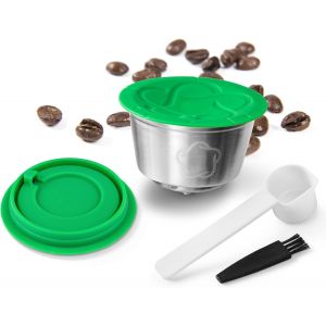 KAL-Capsules De Café Réutilisables En Acier Inoxydable Pour Dolce Gusto -Recharge De Filtre Compatible Avec Les Machines Dolce Gusto Piccolo Et Genio S - Neuf