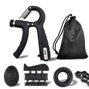 Kit D'entra&icirc;nement De Force De Pr&eacute;hension 5, Entra&icirc;nement De Force De L'avant-Bras, Renforcement Des Mains De 5 &Agrave; 60 Kg - Neuf