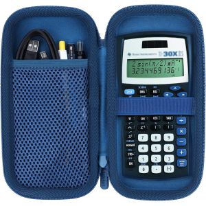 Dur &Eacute;tui Housse Cas Compatible avec TI-30XIIS TI-30XS TI-30Xa TI-36X Pro Calculatrice Scientifique (Bleu) - Neuf