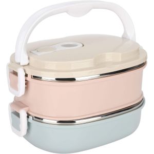 KALANKA-Bo&icirc;tes &agrave;, R&eacute;cipients &agrave; D&eacute;jeuner Chauds &agrave; Isolation Thermique, Nourriture Thermique isol&eacute; en Acier Inoxydable, Bo&icirc;te &agrave; Lunch Chauffe-aliments Chauds Portables pour - Neuf