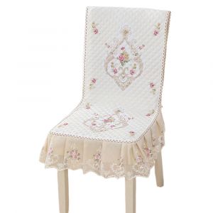 Housse de chaise extensible antid&eacute;rapante pour chaises de salle &agrave; manger - Blanche - Neuf