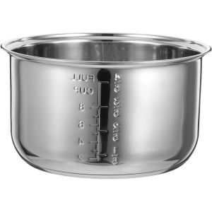 Jexnovashop-Doublure De Cuiseur &Agrave; Riz Int&eacute;rieur Acier Universel Inoxydable Remplacement Accessoire De Cuisine Doublure De Cuisini&egrave;re &Eacute;lectrique Accessoires Pour Cuiseur &Agrave; Riz &Eacute;lectrique Silver - Neuf