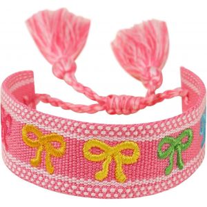 Bracelets Tress&eacute;s Multicolores D'amiti&eacute; Tress&eacute;s &Agrave; La Main R&eacute;glable En Tissu D&eacute;licatement Boh&egrave;me Bracelets Pour Femme Et Fille Cadeau Meilleure Amie Anniversaire No&euml;l - Neuf