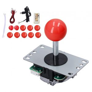 Kit De Joysticks De Jeu D'arcade Qm070901, Pieces De Bricolage A Zero Retard Avec Carte D'encodeur, Joystick 10 Boutons Pour Mamered - Neuf
