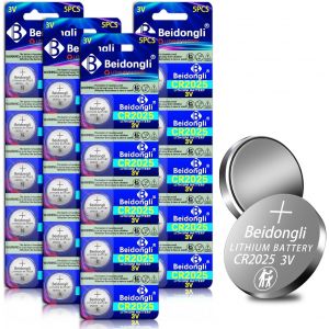 CR2025 Lot de 20 Piles Bouton au Lithium CR2025 3 V (cr2025-20) - Neuf