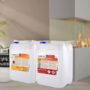 Höfer Chemie 2 x 10 L (20 L)FLAMBIOL® Kit d¿essai bioéthanol pour cheminée, Foyer à éthanol, Table à feu et cheminée bioéthanol - Neuf