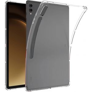 Coque Tpu Ultra Transparente Et Souple Pour Samsung Galaxy Tab S9 Fe+ 12,4"" (Sm¿X610/Sm¿X616b) - Protection Anti-Chocs, Bords Surélevés, Accès Facile Aux Ports - Neuf