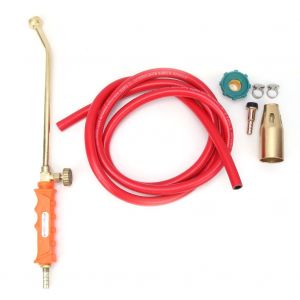 Chalumeau de soudage au gaz liquefie 35#, pistolet de chauffage a flamme, pour plombier, toiture, allumage, tuyau de 2 m, interrupteur unique - Neuf