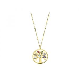 Collier Femme - Lotus Style - Ls2192-1/2 - Acier Dor&eacute; - Arbre De Vie - &Eacute;l&eacute;gant Et Durable - Neuf