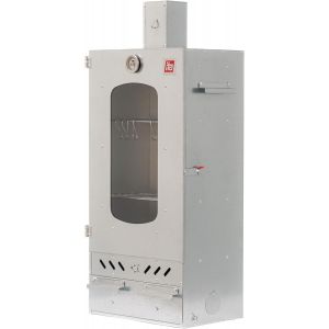 Ulteronixshop-Fumoir 7012 - Armoire de Fumage Premium &agrave; 3 &eacute;tages - Acier alli&eacute;, avec fen&ecirc;tre et chemin&eacute;e - Qualit&eacute; Made in EU Directement du Fabricant - Fumoir pour Le Fumage &agrave; Froid et &agrave; Chaud - Neuf