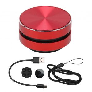 Haut-parleur à conduction osseuse Bluetooth Mini haut-parleur sans fil portable magnétique stéréo pour la maison en plein air rouge - Neuf