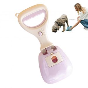 Les Excr&eacute;ments De Chien Scooper Chaton Liti&egrave;re Scoop, Portable Avec Sac De Rangement Builtin, De La Liti&egrave;re Pour Chat S&eacute;lecteur Avec Poign&eacute;e Ergonomique Pour L'ext&eacute;rieur De Voyage Violet - Neuf