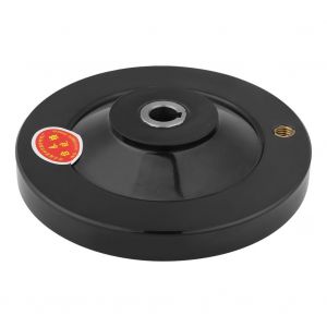 1 volant arriere ondule noir pour fraiseuse avec poignee tournante (12 x 125 mm) - Neuf