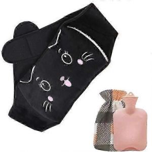 Ceinture De Bouillotte,Ceinture De Bouillotte 1l Bouteille D'eau Chaude Portable En Caoutchouc 3 En 1,Bouillotte Koala Avec Couverture Souple Et Couverture De La Taille - Neuf