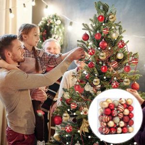 50PC de D&eacute;coration de No&euml;l Arbre de Boules, Compatible avec Claire des d&eacute;corations de No&euml;l, pour les enfants &agrave; la Maison D&eacute;corations de F&ecirc;te - Neuf