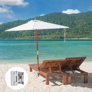 Support De Parasol De Balcon En Acier Inoxydable,Étui De Pêche,Support De Parapluie - Neuf