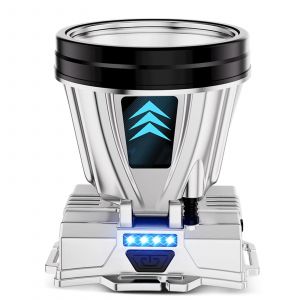 Lampe Frontale Led Rechargeable Lampe De Poche Portable &Agrave; Haute Luminosit&eacute; Pour Le Camping A105 2,Lumi&egrave;re Blanche - Neuf