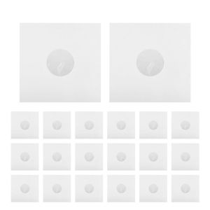 20 Pi&egrave;ces 12 Pouces Couverture De Disque Lp Pochettes Ext&eacute;rieures Refermables Sac En Papier De Rangement Pour Disques Vinyles - Neuf