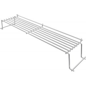 Ulteronixshop-65054 68.3CM Rack de R&eacute;chauffement sur&eacute;lev&eacute; chrom&eacute; pour Weber Genesis 300 (3 Br&ucirc;leurs), Genesis E320 E330 S310 S320 S330, Genesis 300 series I , pi&egrave;ce de remplacement pour 81323, 62749 - Neuf