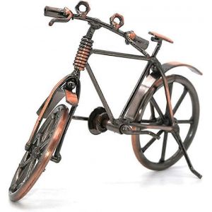 Modèle de vélo en fer forgé,décoration de bureau à domicile d'art vintage - Neuf