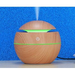 Humidificateur et purificateur d'air sphérique USB avec génération d'ions négatifs et fonctionnement silencieux - Neuf