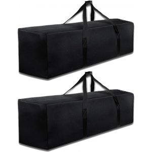Acdsgd-Sac De Sport, Sac De Voyage Extra Large Avec Fermeture &Eacute;clair Am&eacute;lior&eacute;e, Lot De 2 - Noir, 197l X2, Sac De Sport Extra Large - Neuf