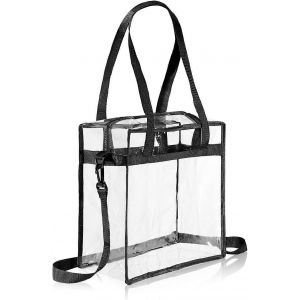 Sac fourre-tout transparent Sac à bandoulière transparent Sac à main de voyage Sac fourre-tout transparent Sacs de voyage Sac de toilette en PVC Sac d'organisateur de voyage - Neuf