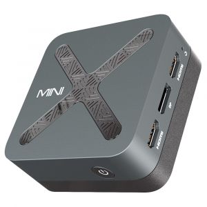 Mini PC MINIX NEO Z97, Intel N97 4 coeurs - 3,6 GHz max - Ram 12 Go de RAM LPDDR5X, SSD 512 Go, Wi-Fi 6, Bluetooth 5.2, 2 ports HDMI + 1 port DP, triple écran 4K,3 ports USB 3.2, 2 ports RJ45,1 port audio - Neuf