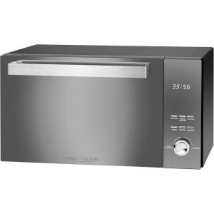 Proficook Pc-Mwg 1204 Four &Agrave; Micro-Ondes Avec Gril, Espace De Cuisson 23 Litres, Puissance Micro-Ondes 800 Watts, Puissance Gril 1000 Watts, Porte &Agrave; Double Vitrage Avec Poign&eacute;e En Acier Inoxydable - Neuf