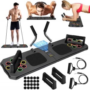 Mevronisshop-Tableau De Pompes Avec Comptage Automatique 24 En 1 &Eacute;quipement D'exercice Pour La Maison Id&eacute;al Pour Travailler Les Muscles Du Torse, Br&ucirc;ler Les Graisses Et Renforcer Parfait Pour S'entra - Neuf