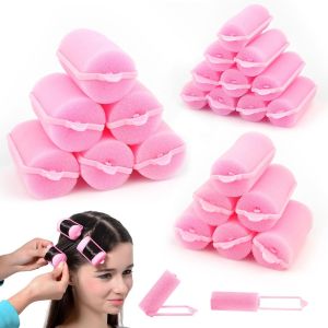 KAL-Pcs Bigoudis Cheveux Mousse,Bigoudis En Mousse Auto-Agrippantsbigoudis De Coiffure Rouleau Cheveux Bigoudispour Salon De Coiffure Pour Femme Filles Bricolage Coiffure - Neuf