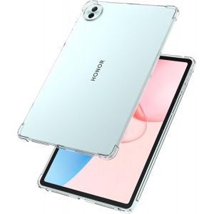 Coque Pour Tablette Honor Pad 10 12.1 Pouce 2025, Ultra Transparent &Eacute;tui De Protection En Silicone Antichoc Avec Coins Renforc&eacute;s, Clair Mince Souple Tpu Bumper Housse,Transparent - Neuf