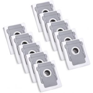10 Sacs D'Aspirateur Pour Irobot Roomba I7 I7+ I3 I3+ I4 I4+ I6 I6+ J7 J7+ I8 I8+S9 S9+ E5 E6 E7 Clean Base, Sac À Poussière De Rechange Accessoire Pour Allen Aspirateur[SSE7110431] - Neuf