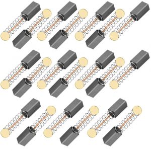 20 Pièces Balai Charbon Moteur Electrique Balais en Charbon Universel Charbon pour Perceuse 5 * 5 * 11mm Charbon pour Machine Electrique Brosses de Carbone pour Ponceuses,Scies Circulaires - Neuf